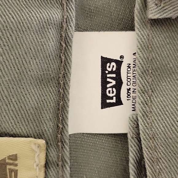 Silvertab Levi's khakis Green Cargo Pants sz 38 x 30 vintage 2001 new with tags - Picture 6 of 7